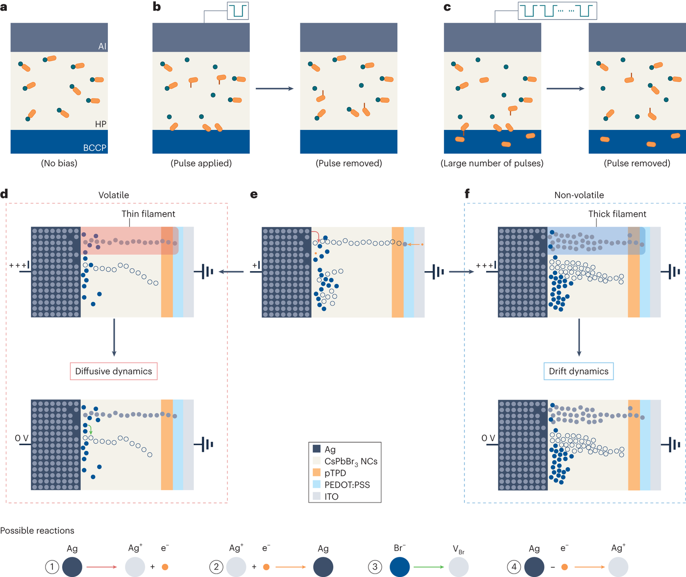 Two-terminal perovskite memristors for neuromorphic computing